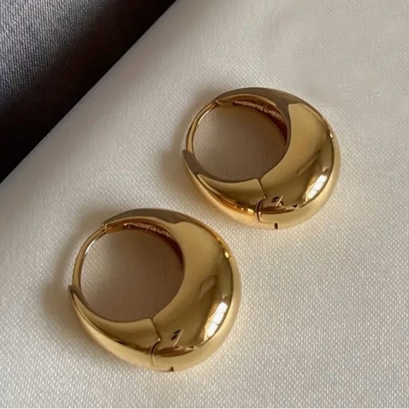 Chunky Hoop Earrings. New. - Picture 4 of 7